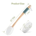 thumbnail image 3 of Bathway Lotion Applicator for Back, Feet, 2 Replacement Pads with 17" Curved Handle, Back Sunscreen Applicator for Kids, Elderly, Women, Apply Cream Medicine Moisturizer Tanner, White, 3 of 8