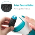 thumbnail image 4 of Replacement Rollers For Amope Pedi Perfect Foot File, Extra Coarse And Regular Coarse With Diamond Crystals Micro Abrasive Surface, Safely And Effectively Buffs Away Hard Skin, 20 Pieces, 4 of 5