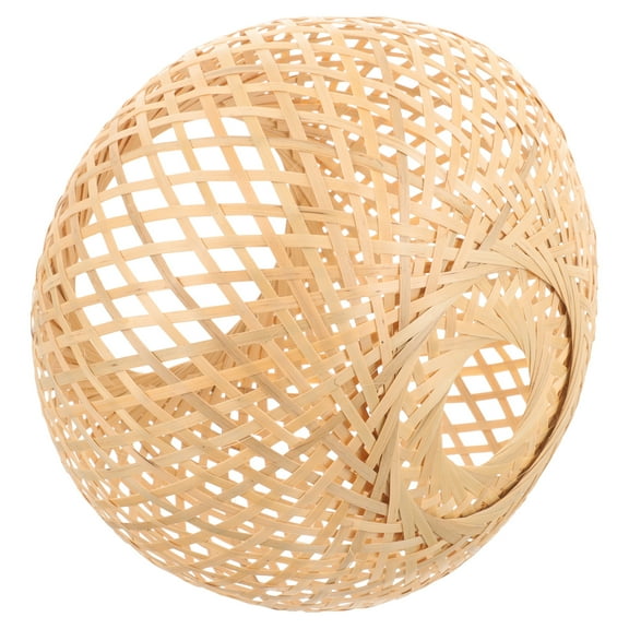 unbranded  Handmade Bamboo Decorative Lantern Retro Lampshade Pendant Light Covers Ceiling Office