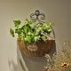 thumbnail image 5 of Cesta de flores colgante para interior y exterior, tejida a mano, soporte para maceta de pared, 5 of 5