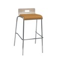 thumbnail image 1 of KFI JIVE Low Back Barstool, Fiesta Vinyl Seat, Natural Back, 1 of 2