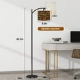 thumbnail image 2 of Arc Floor Lamps Mechanical Bookshelf Highlights Modern LED Adjustable Lampshade Standing Light for Living Room Reading Bedroom Office, 2 of 5