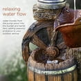 thumbnail image 3 of Old Fashion Pump Barrel Fountain, 3 of 10