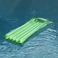 thumbnail image 3 of 72" Inflatable Green Reflective Sun tanner Pool Float, 3 of 3