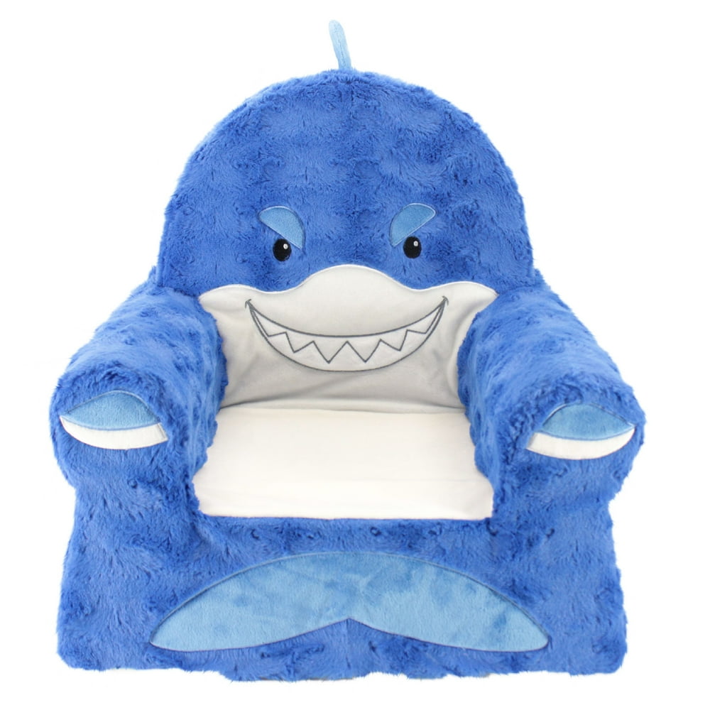 Sweet Seats Adorable Shark Children's Chair, Standard Size, Machine