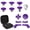 Purple, variant on 13-in-1 Replacement Metal Thumbsticks Parts Kit for Xbox Elite Series 2 Controller - 6 Thumbsticks,4 Back Paddles,2 D-Pads,1 Tool & Case - Compatible with Elite Series 2 / Core (Model 1797)
