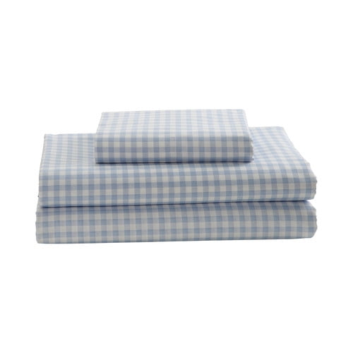 Mary Jane's Home Gingham Printed Cotton Sheet Set