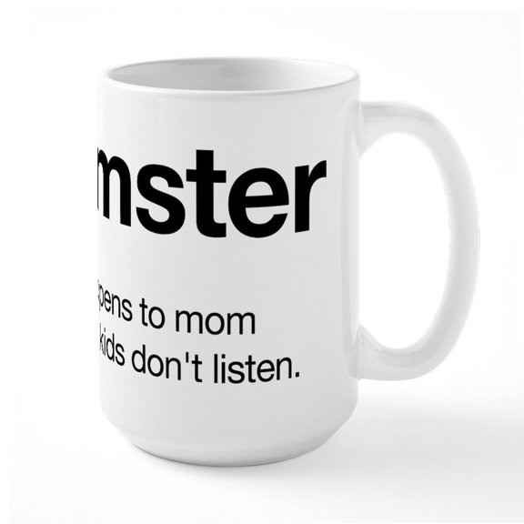 CafePress - Momster Large Mug - 15 oz Ceramic Large White Novelty Mug
