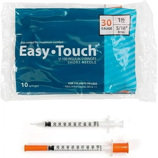 2.5ml Syringe With Needle-25g 1 Inch Needle, Disposable Individual  Package-pack Of 100