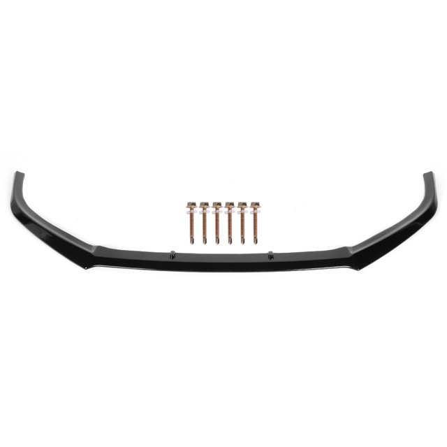 Avant Spoiler avant Splitter Pare-Chocs Diffuseur Voiture Pare-Chocs Protecteur Spoiler avant pour 6 R Noir Brillant Spoiler Lip Splitter Voiture Modifié Partie Fit pour 6 R R20