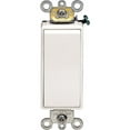 thumbnail image 2 of Leviton 05621-2WS Decora 20 Amps Single Pole Rocker Ac Quiet Switch White, 2 of 2