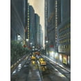 thumbnail image 2 of J. Adams 28x36 Gallery Wrapped Canvas Wall Art Titled - City Street II, 2 of 4