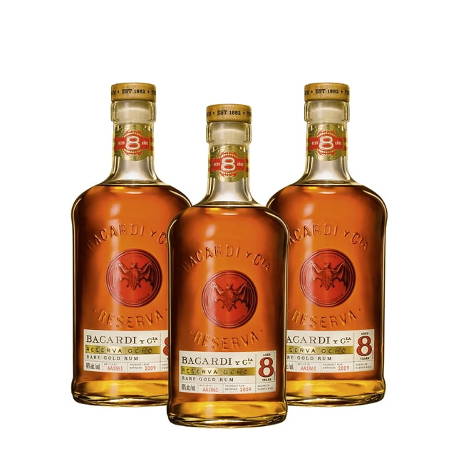 Pack De 3 Ron Bacardi 8 Años 750Ml