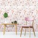 thumbnail image 1 of Papel tapiz GeRRiT 45 x 300 cm floral rosa autoadhesivo tipo peel and stick, 1 of 8