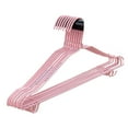 thumbnail image 4 of HEATSHAKING 10Pcs Pink Hanger for Clothing Hangers with Multifunctional Design for Adults Dormitory, 4 of 8