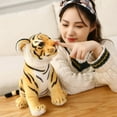 thumbnail image 3 of BooBubble Stuffed Animal Toys, Plush Toys, Sitting Tiger Stuffed Toys, Lifelike and Lovely Animal Dolls, Gifts for 3+ Boys and Girls (Yellow, 9.1 in), 3 of 5