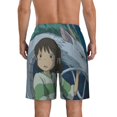 thumbnail image 4 of Spirited Away Mens Swim Trunks Quick Dry Board Shorts with Mesh Lining Beach Shorts Swimwear Bathing Suits, 4 of 7