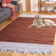 thumbnail image 3 of Safavieh Vintage Leather Horatio Solid Area Rug, Light Gray/Rust, 3' x 5', 3 of 11