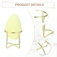 thumbnail image 3 of Unique Bargains Circular Beauty Egg Holder Makeup Sponge Case Drying Stand Cosmetic Egg Holder Gold Tone, 3 of 7