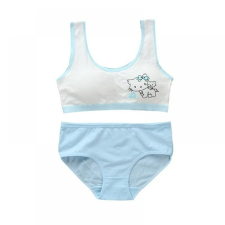 

Girls Underwear Matching Bralette and Panty Multipack Set