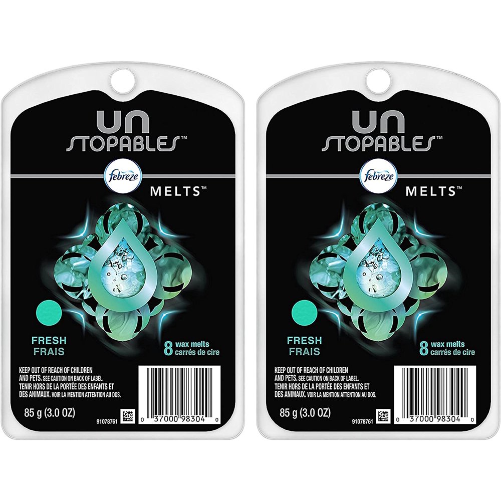 Febreze Unstopables Premium Wax Melts Fresh Scent 8 Count Wax Melts