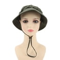thumbnail image 1 of Sombrero de pescador sombrero de pescador para hombre correa con cordón protección solar ala ancha impermeable para actividades al aire libre ANGGREK Otros, 1 of 8