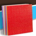 thumbnail image 3 of HEANUJJ 50Pcs Glitter Cardstock Paper Assorted Color For Diy Handmade Decoration Projects, 3 of 4