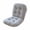 Grey, variant on Chair Cushion, Non- Desk Chair Cushions with Back Support Soft Plush Office Seat Pad with Ties for Rocking Chairs, Office Car Home Dining Room Kitchen,31.5x16x4 Inch