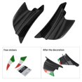 thumbnail image 4 of Motorcycle Winglet Aerodynamic Wing Kit Spoiler Motorcycle Wind Flow Fixing Wing for S1000RR V4 ZX-10R R1,Matte Black, 4 of 6