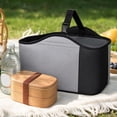 thumbnail image 5 of Universal Stroller Accessory Waterproof Lightweight Stroller Organizer with Insulated Bottle Pocket Grey Student Shower Gift, 5 of 5