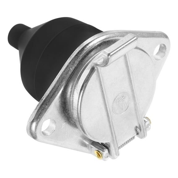 LITINKIMI 1Pack High-Temperature Resistance Trailer Plug for Electrical Connections 3.74X3.74X2.76in