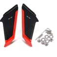 thumbnail image 4 of 2x Carbon Fiber Look Motorcycle Side Winglets Spoiler Trim Cover Air Deflector, 4 of 4