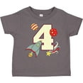 thumbnail image 3 of Inktastic 4th Birthday Outer Space Theme Boys or Girls Toddler T-Shirt, 3 of 5