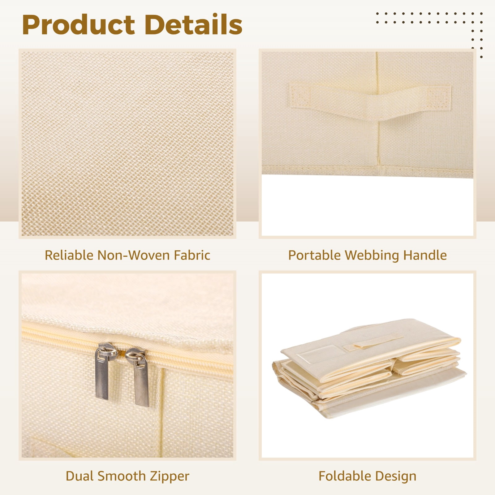 Wedding Dress Storage Box, Wedding Dress Preservation Box with Dustproof Cover & Gloves, Large Capacity Wedding Box with Dual Zipper, Blocks Sunlight Dust Moisture