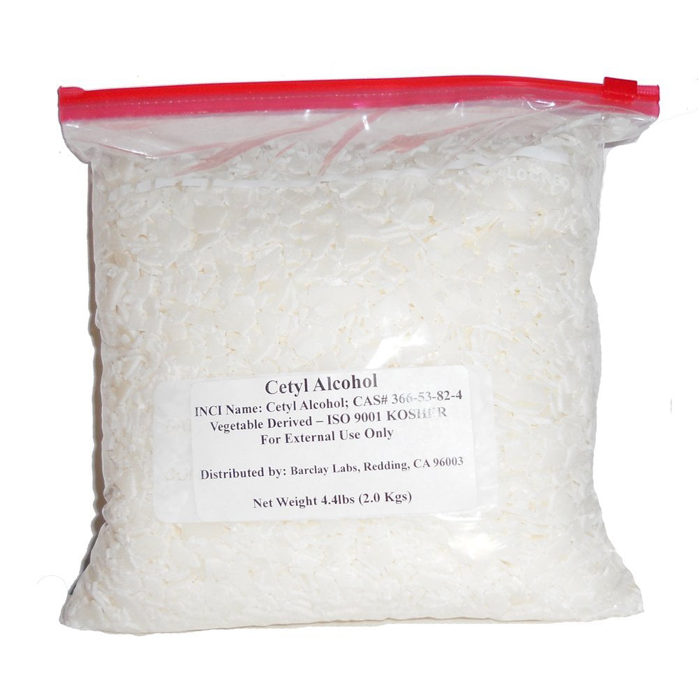 Cetyl Alcohol 4.4lbs - 2.0kgs - Kosher - Cetyl Alcohol Is an