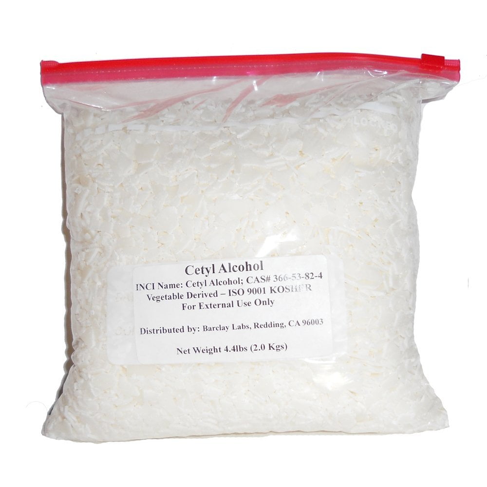 Cetyl Alcohol 4.4lbs 2.0kgs Kosher Cetyl Alcohol Is an Emollient