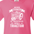 thumbnail image 4 of Inktastic Tractor Woman Youth T-Shirt, 4 of 5