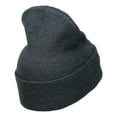 thumbnail image 3 of Atlanta Skyline Embroidered Cuffed Long Beanie - Dk Grey OSFM, 3 of 5
