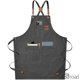 thumbnail image 3 of Delantal De Cocina Unisex Con Tirantes Cruzados – Lona Resistente, Ajustable, Bolsillos XL, Para Cocinar, Parrilla, Cafés Y Salones,brown, 3 of 8