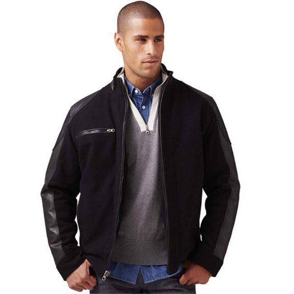 5800-2M Wool & Leather Driving Jacket - Medium