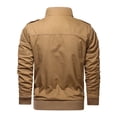 thumbnail image 3 of Men‘s Autumn And Winter Loose Lapel Plus Size Jacket With Pockets, 3 of 6