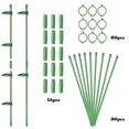 thumbnail image 2 of suyin 30Pcs Plant Support Stakes Adjustable Flower Support Ring Cage Holder, 2 of 9