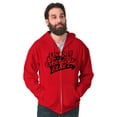 thumbnail image 5 of Unique Like Everyone Funny Sarcastic Zip Up Hoodie Men's Women's Brisco Brands S, 5 of 5