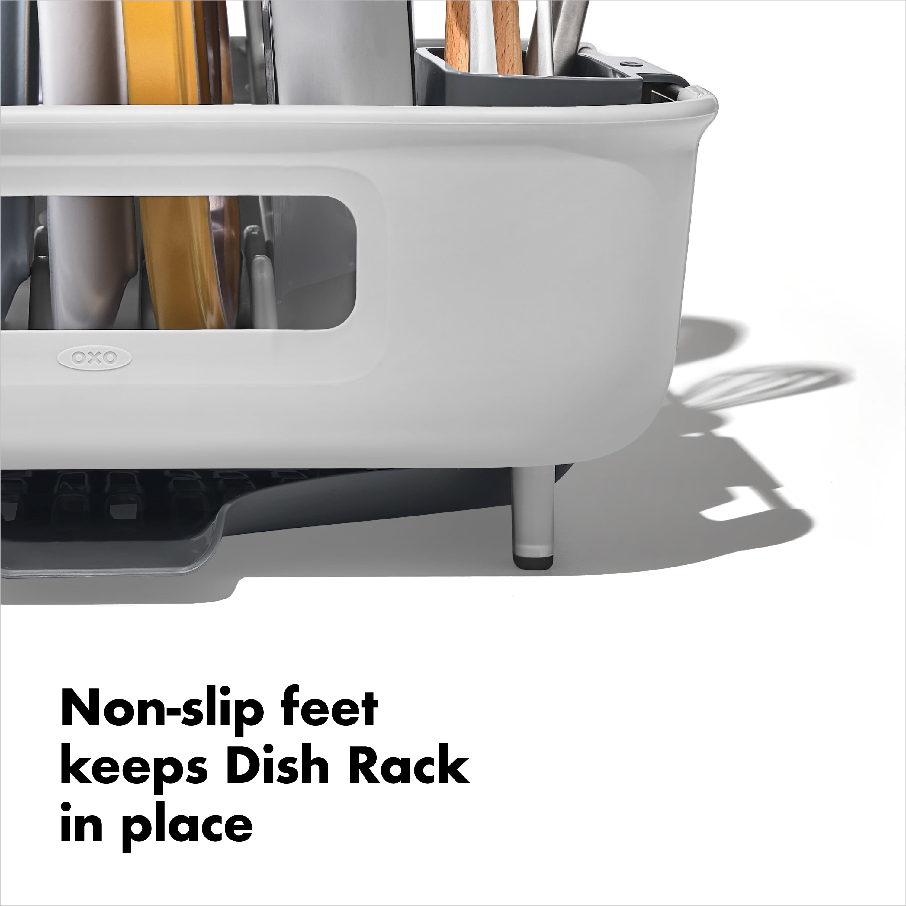 OXO Large Capacity Dish Rack, Gray