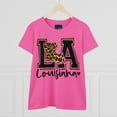 thumbnail image 3 of Women's "Leopard Louisiana" Midweight Cotton Tee, 3 of 6