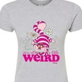 thumbnail image 3 of Disney - Alice In Wonderland - Were All A Little Weird - Juniors Fitted Graphic T-Shirt, 3 of 5