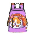 thumbnail image 1 of Disketp Corgi In Sushi Roll Mochila Ligera e Impermeable, Mochila de Día Resistente para Viajes, Senderismo y Uso Diario para Hombre y Mujer, 1 of 7