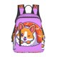 thumbnail image 1 of Balery Corgi In Sushi Roll Mochila ligera para hombre y mujer: duradera e impermeable, ideal para la escuela, el trabajo, viajes y uso diario., 1 of 7