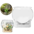 thumbnail image 2 of Desktop Aquarium for Fish Turtle，Round Fish Bowl Clear Aquarium Fish Tank，Enhance Viewing Experience Decorative Fish Bowl，Small Desktop Aquariums for Fish & Turtles, 2 of 9