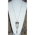 thumbnail image 2 of Hidden Hollow Beads Trendy OWL Women's Chain Fashion Lanyard Necklace, Jewelry ID Badge and Key Holder, 34 in., 2 of 4